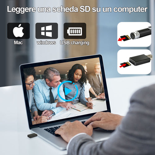 1080P HD Mini Camcorder - Hidden Camera Pen