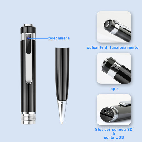 1080P HD Mini Camcorder - Hidden Camera Pen