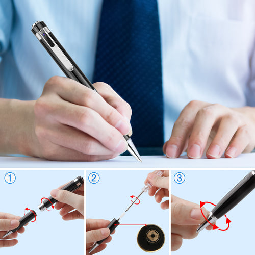 1080P HD Mini Camcorder - Hidden Camera Pen